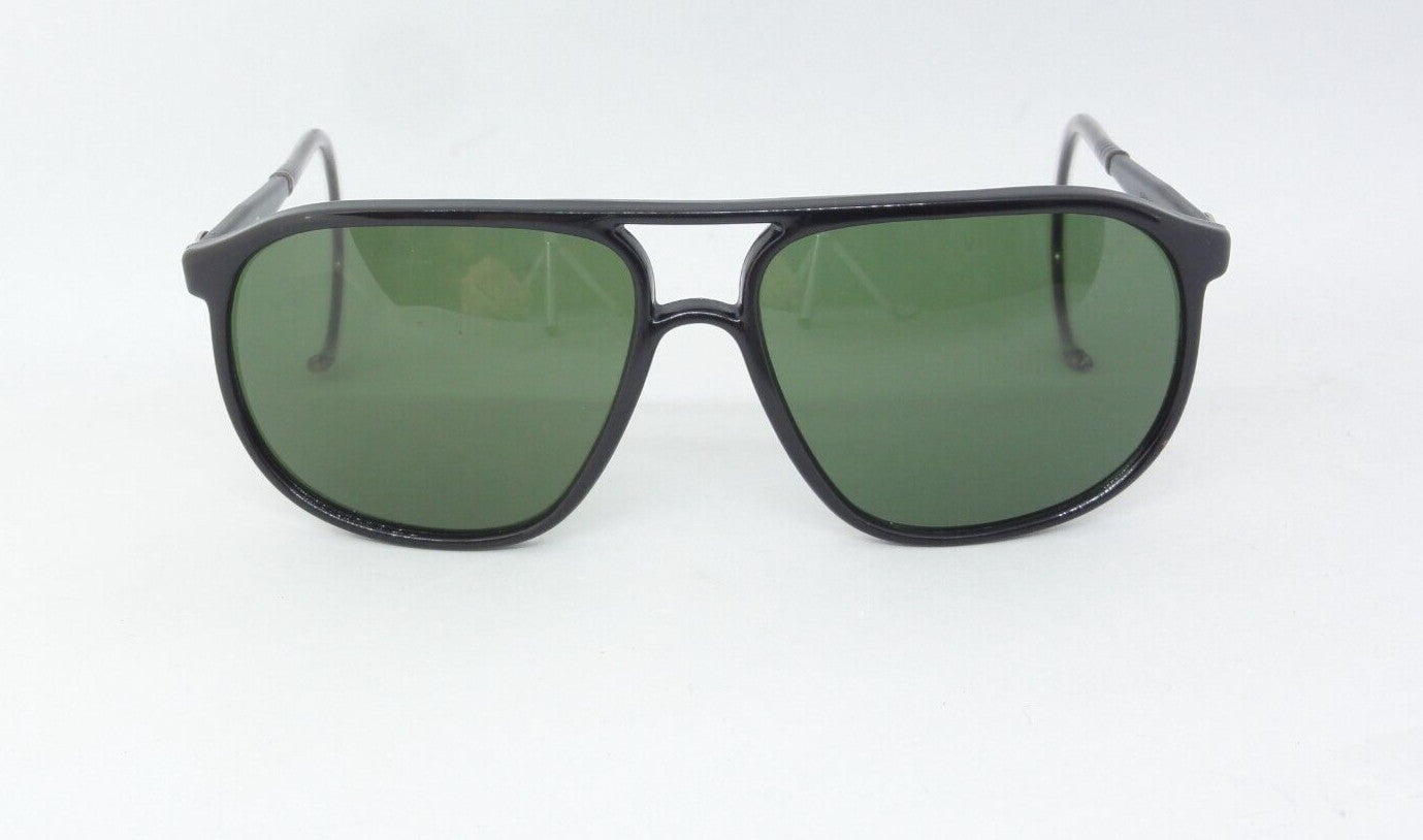 VUARNET 3117 BLACK  117  VINTAGE  80S SUNGLASSES  PX 3000 CABLE HOOK TEMPLES