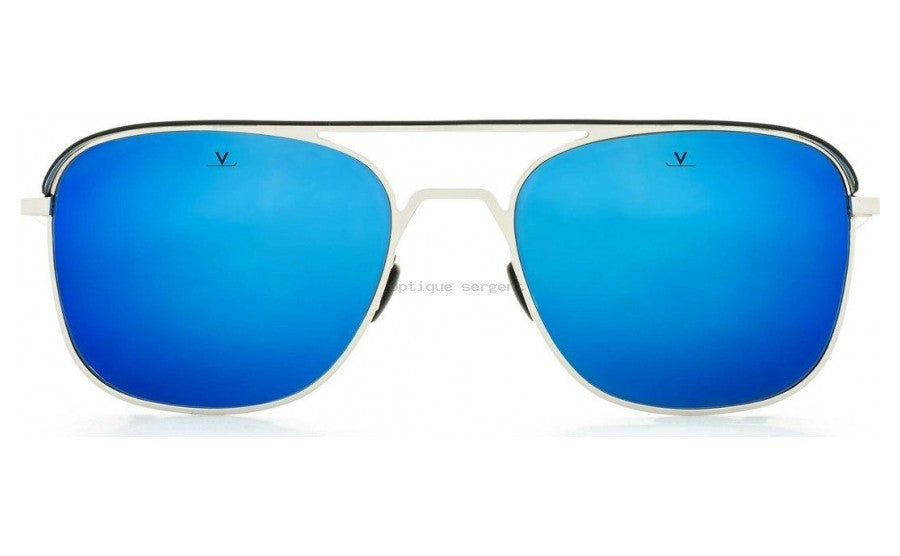 VUARNET VL 1812 0004  1126 CAP  SUNGLASSES PURE GREY BLUE FLASH