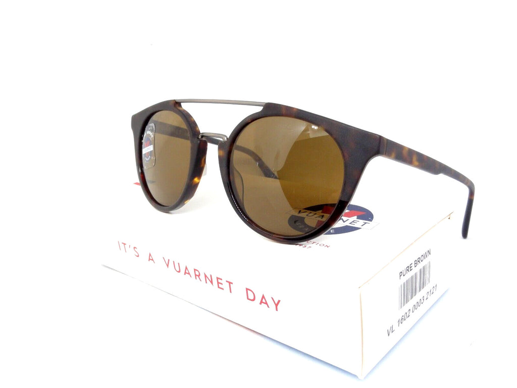 VUARNET SUNGLASSES VL 1602 0003 2124  CABLE CAR PURE BROWN