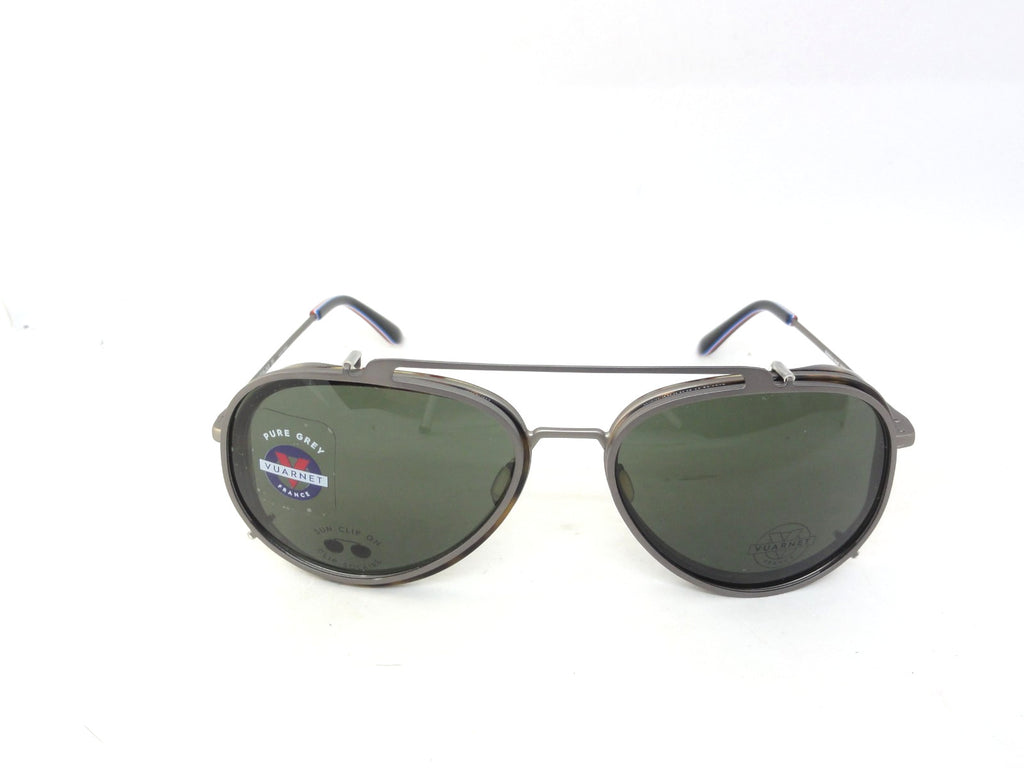 RARE 2 IN 1  VUARNET VL 1805 0003 PURE GREY  CLIP ON  SUNGLASSES + OPTICAL FRAME