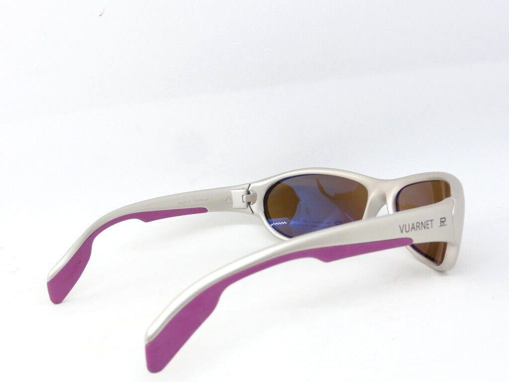 VUARNET SUNGLASSES  2114 114  PX 2000 MINERAL PURE BROWN PURPLE MIRROR FLASH