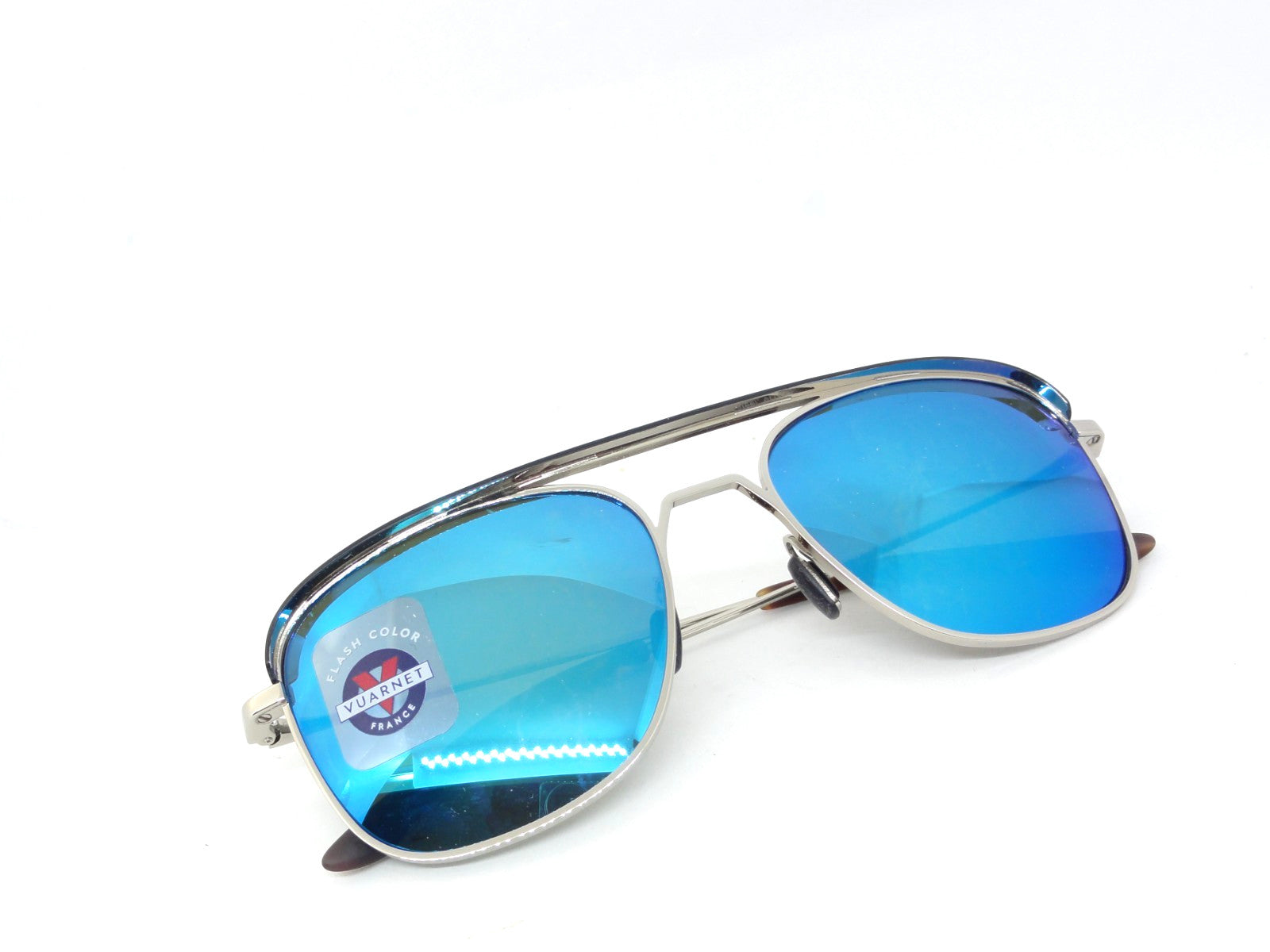 VUARNET VL 1812 0004  1126 CAP  SUNGLASSES PURE GREY BLUE FLASH