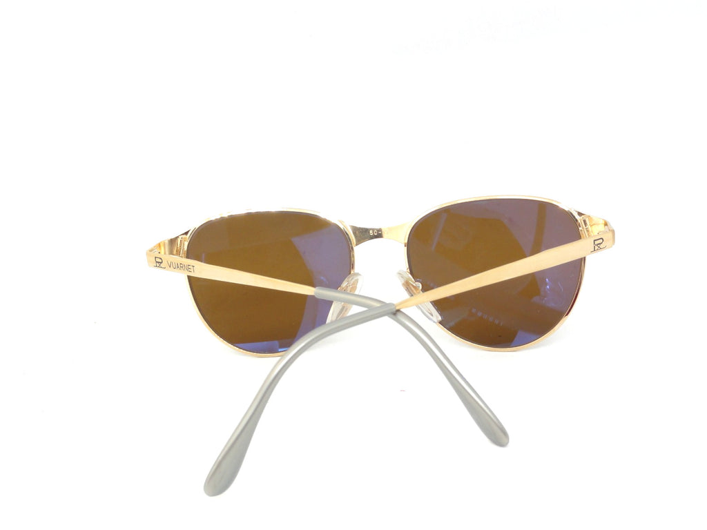 VUARNET 040  GOLD VINTAGE SUNGLASSES 90S PX 2000  FRANCE