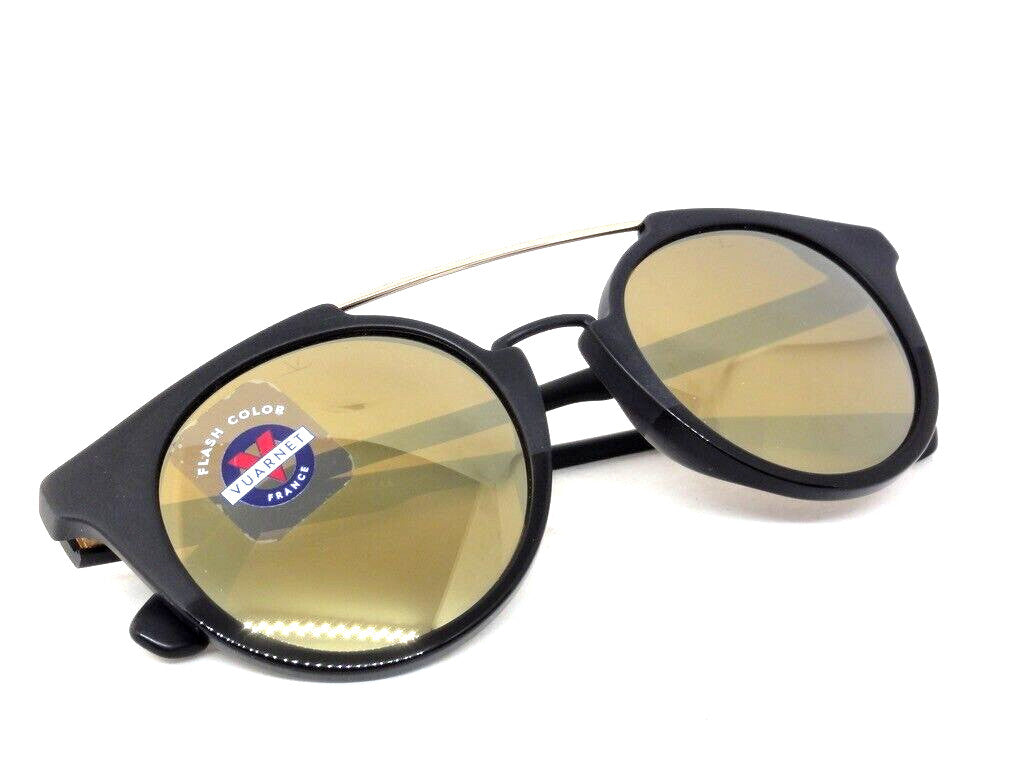 VUARNET SUNGLASSES VL 1602 0001 2124  CABLE CAR PURE BROWN GOLD FLASH