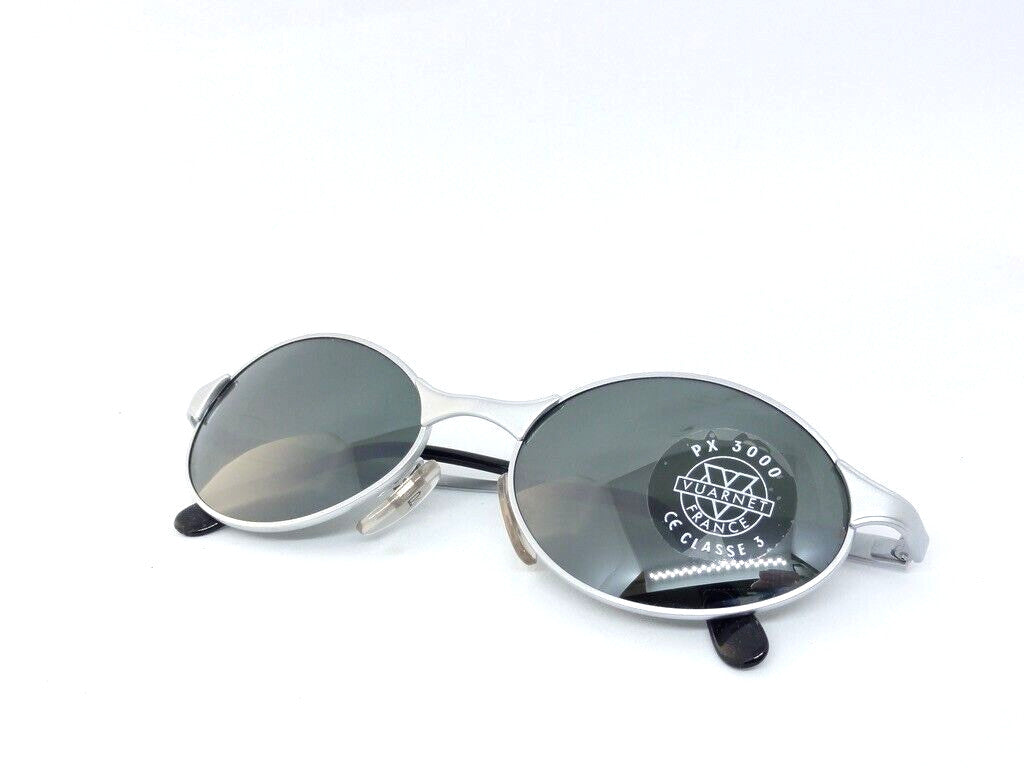 VUARNET 055 3055  VINTAGE SUNGLASSES 90S PX 3000  SILVER FLASH FRANCE NEW IN BOX