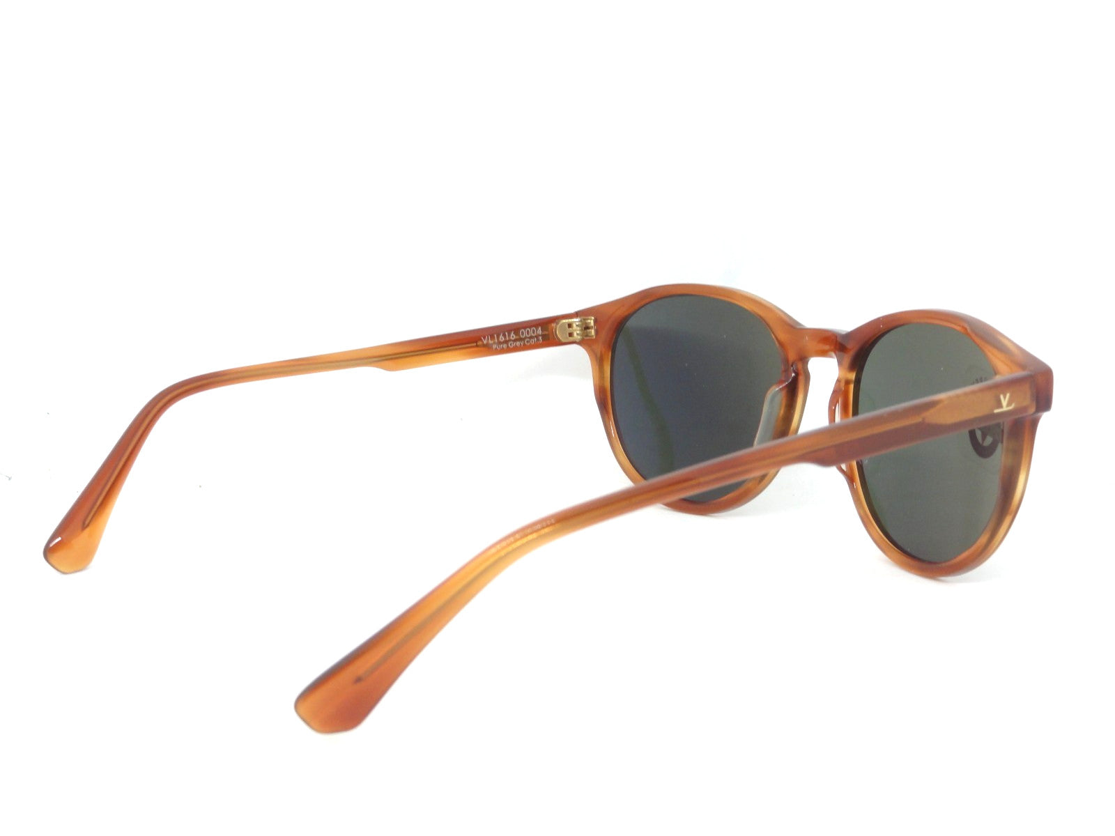 VUARNET SUNGLASSES  VL 1616 0004  1121 SMALL ROUND DISTRICT  PURE GREY MINERAL