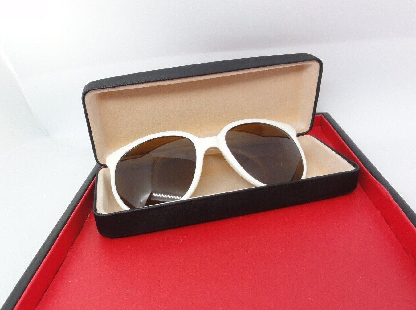 VUARNET 2002 BLA 002 CATEYE VINTAGE CABLE HOOK SUNGLASSES  PX 2000 GLACIER