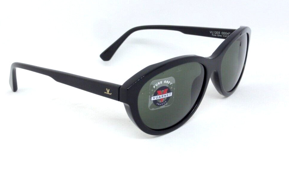 VUARNET  SUNGLASSES VL 1203 0004 1121 BLACK PX 3000 PURE GREY