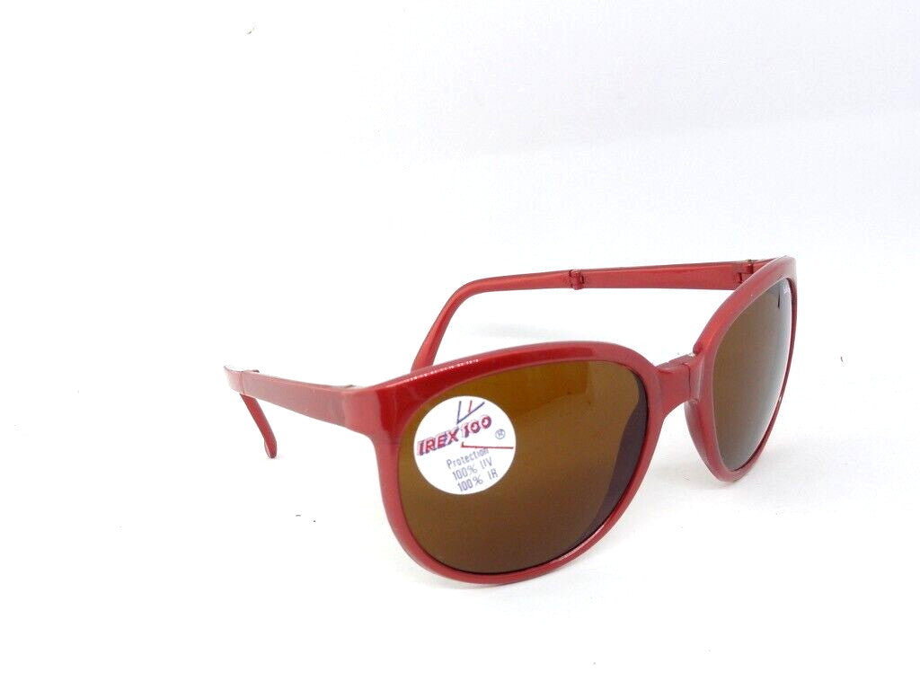 Bollé SUNGLASSES VINTAGE 80S NEW OLD STOCK FOLDABLE IREX 100 LENS