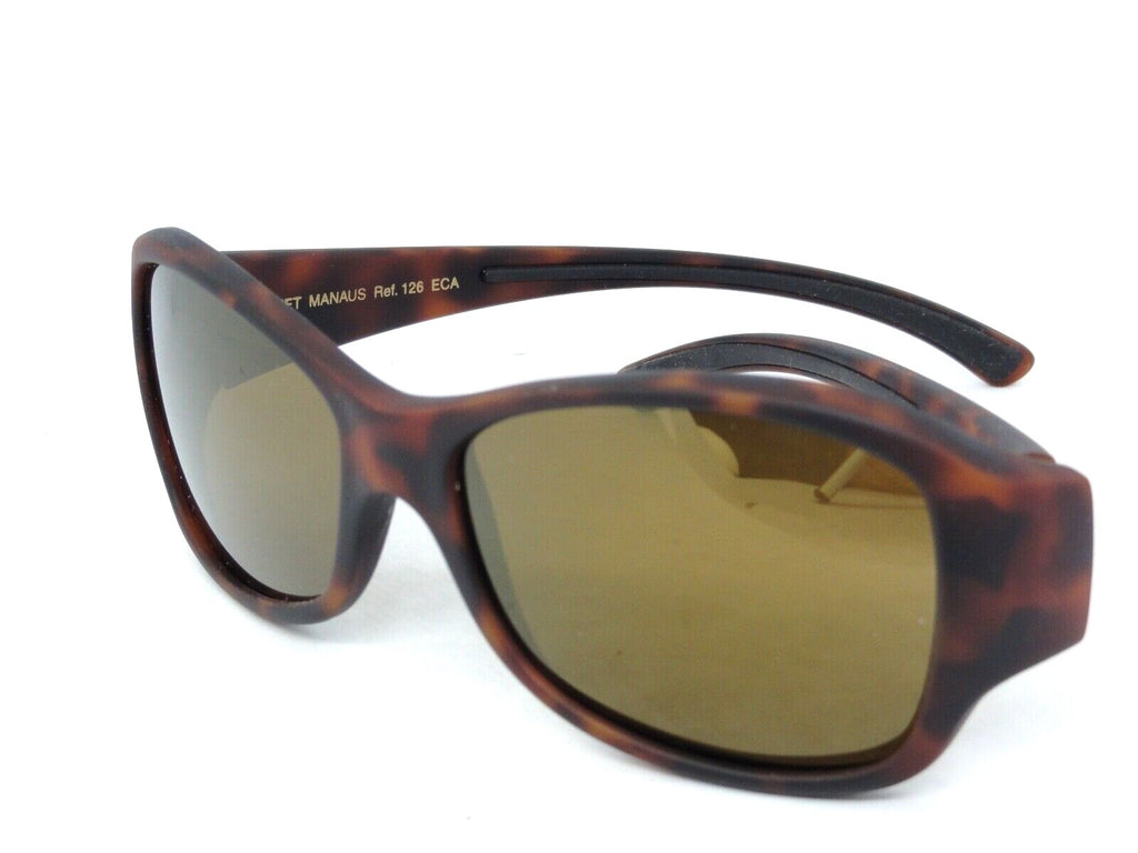 VUARNET SUNGLASSES  2126 ECA 126  PX 2000 MINERAL PURE BROWN GOLD MIRROR FLASH