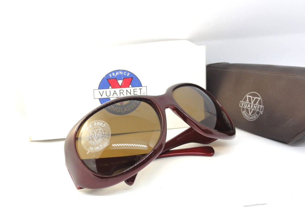VUARNET  141 WOMEN SUNGLASSES  BIG SIZE  "GLORIA" RED  PX 2000