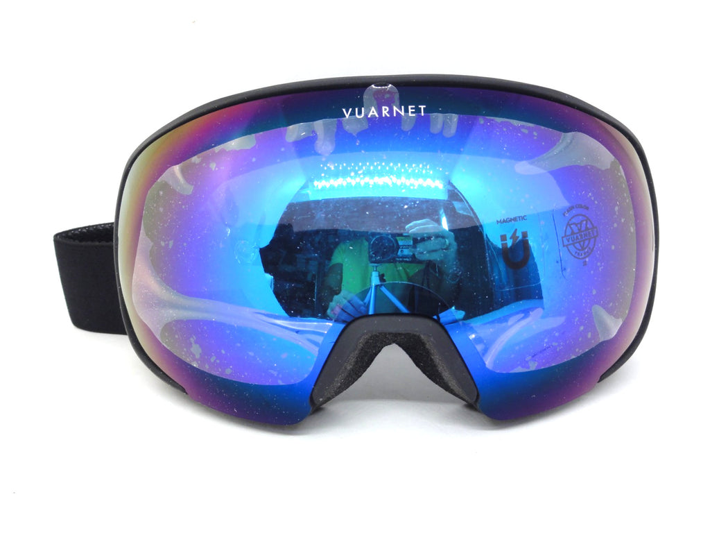 VUARNET SUNGLASSES  GOGGLES VM 2221 0004 1226  EVEREST   BLUE FLASH + LENS FOG