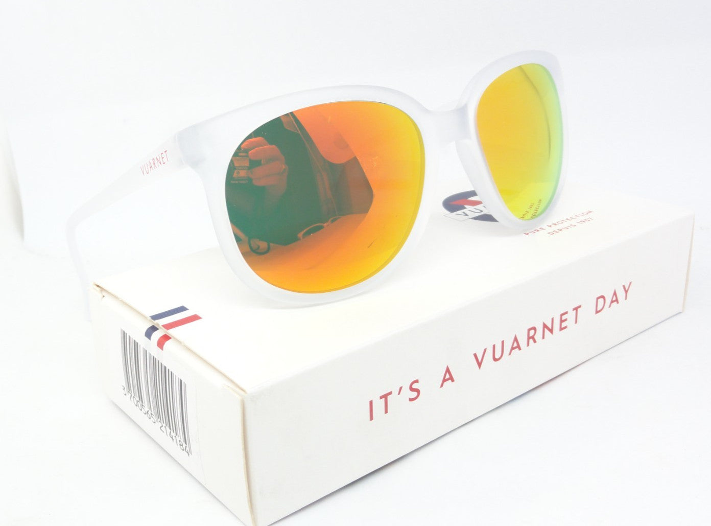 VUARNET 002 LEGEND 02 VL 0002 0024 1130  SUNGLASSES PURE GREY RED FLASH