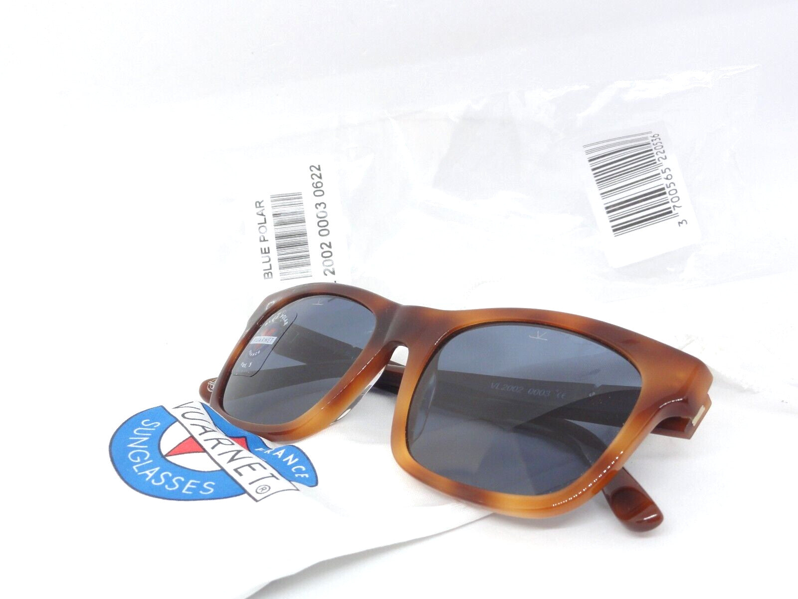 VUARNET  SUNGLASSES VL 2002 0003  0622 DISTRICT   BLUE POLAR POLARIZED