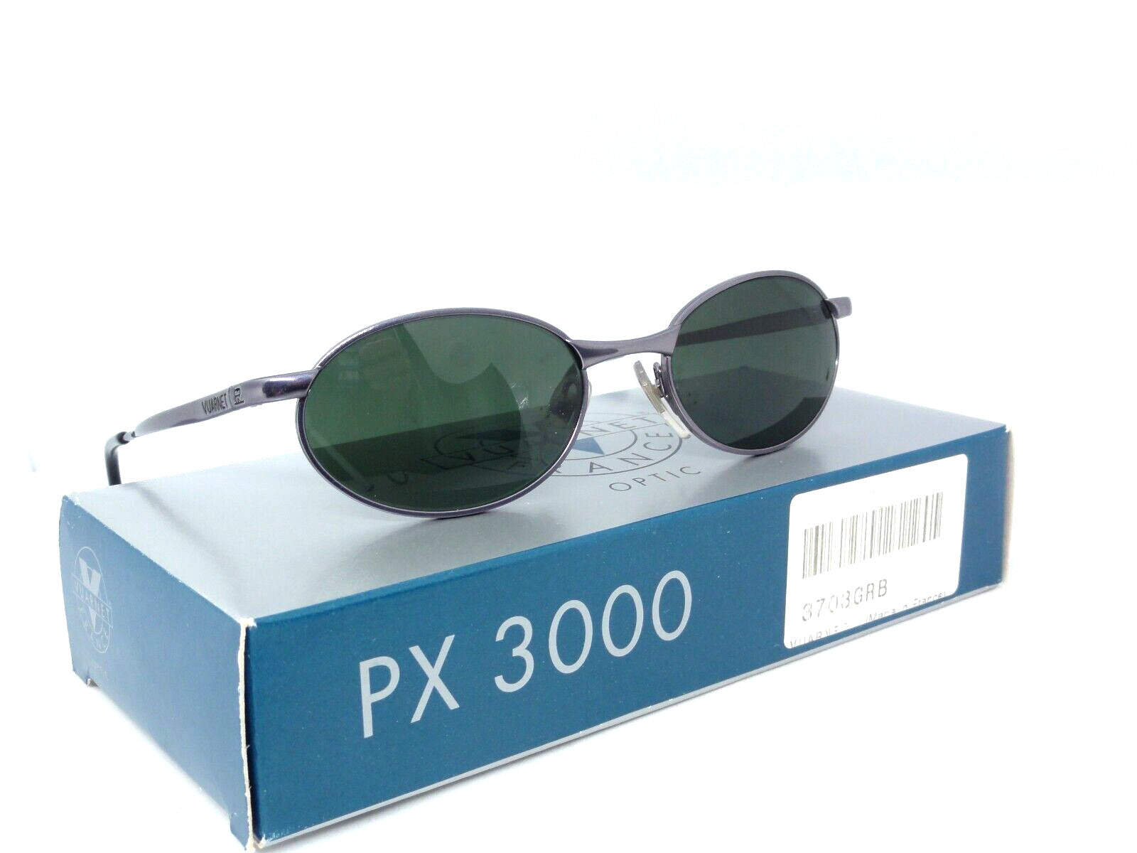 VUARNET 703 3703 GREY VINTAGE SUNGLASSES 90S PX 3000  FRANCE NEW IN BOX