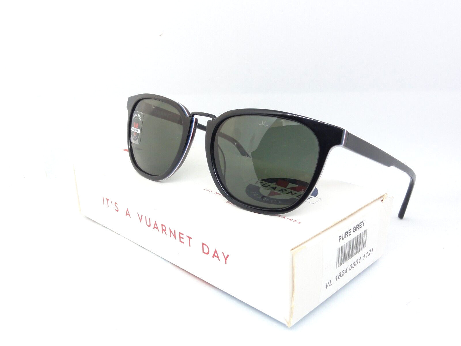 VUARNET  SUNGLASSES VL 1624  0001 1121 EDGE PILOT  PX 3000 PURE GREY