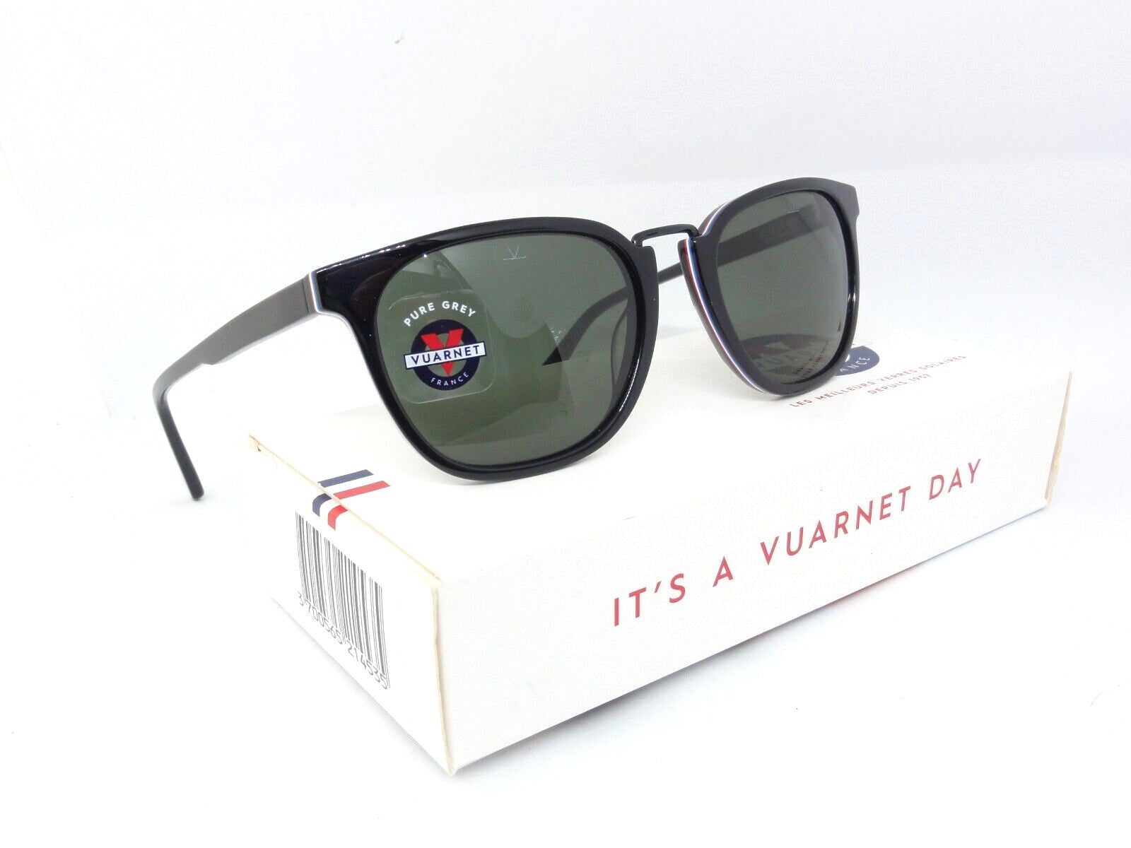 VUARNET  SUNGLASSES VL 1624  0001 1121 EDGE PILOT  PX 3000 PURE GREY