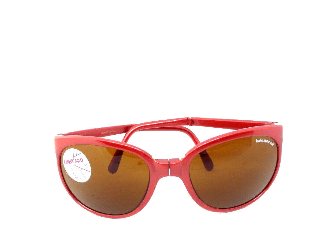 Bollé SUNGLASSES VINTAGE 80S NEW OLD STOCK FOLDABLE IREX 100 LENS