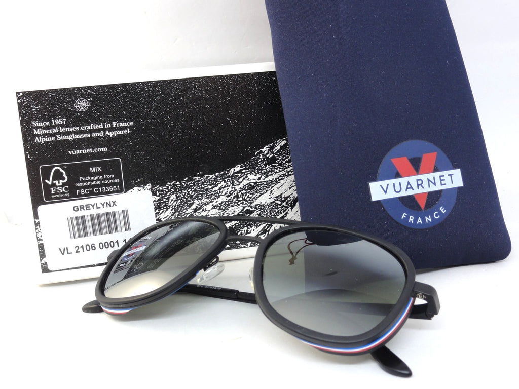 VUARNET  SUNGLASSES VL 2106 0001 1136 GREYLYNX   EDGE REGULAR