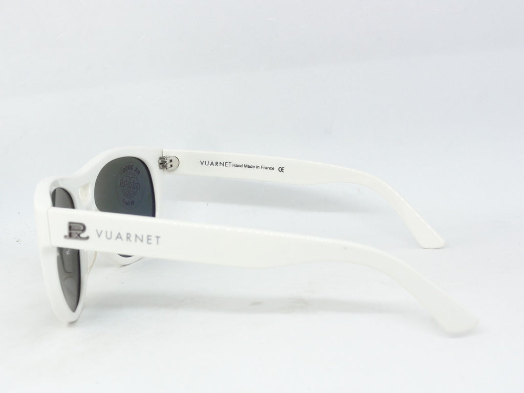 VUARNET SUNGLASSES  VL 1102 0005  1121 PX 3000 PURE GREY HAND MADE