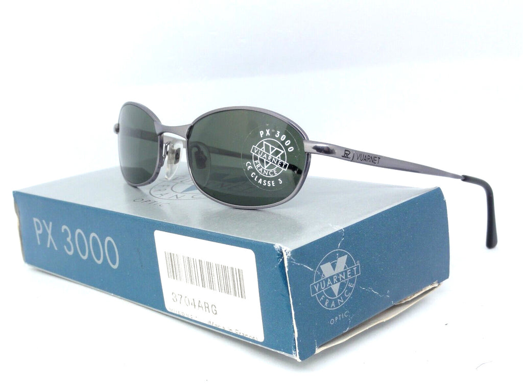 VUARNET 704 3704 GREY VINTAGE SUNGLASSES 90S PX 3000  FRANCE NEW IN BOX