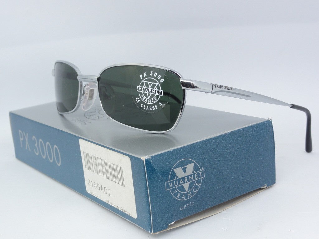 VUARNET 155 GREY VINTAGE 90S SUNGLASSES PX 3000 FRANCE