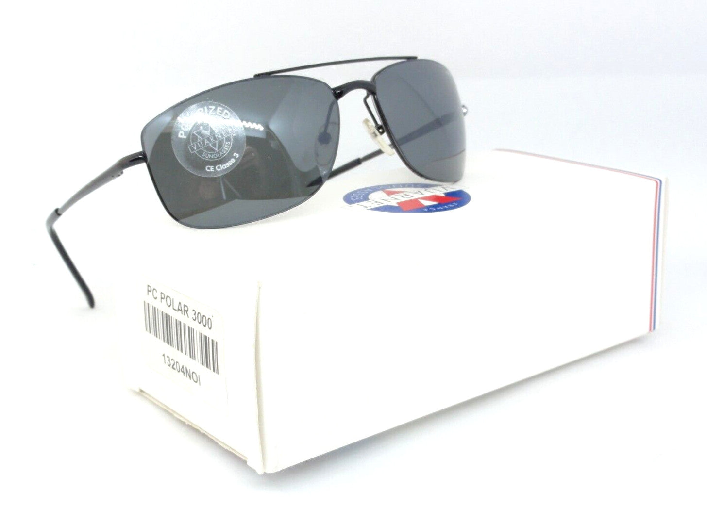 VUARNET  204  SUNGLASSES  LARGE PC POLAR 3000 POLARIZED LENS FRANCE