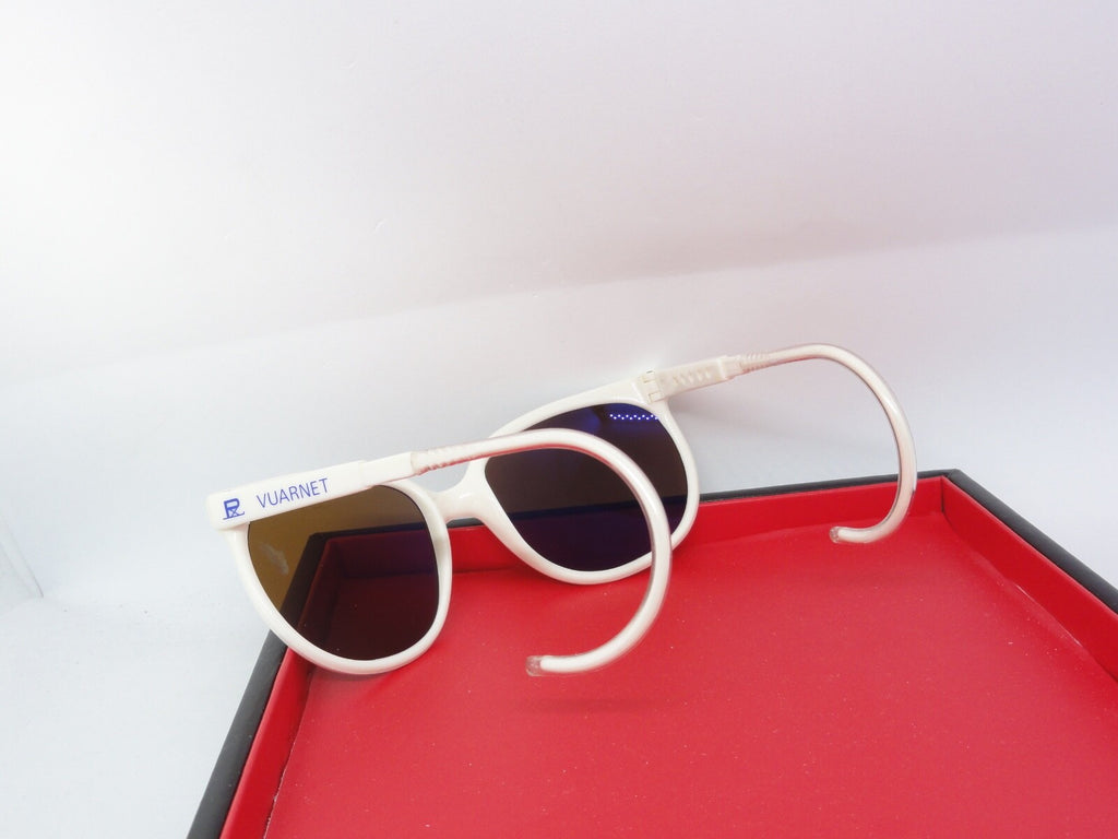 VUARNET 2002 BLA 002 CATEYE VINTAGE CABLE HOOK SUNGLASSES  PX 2000 GLACIER
