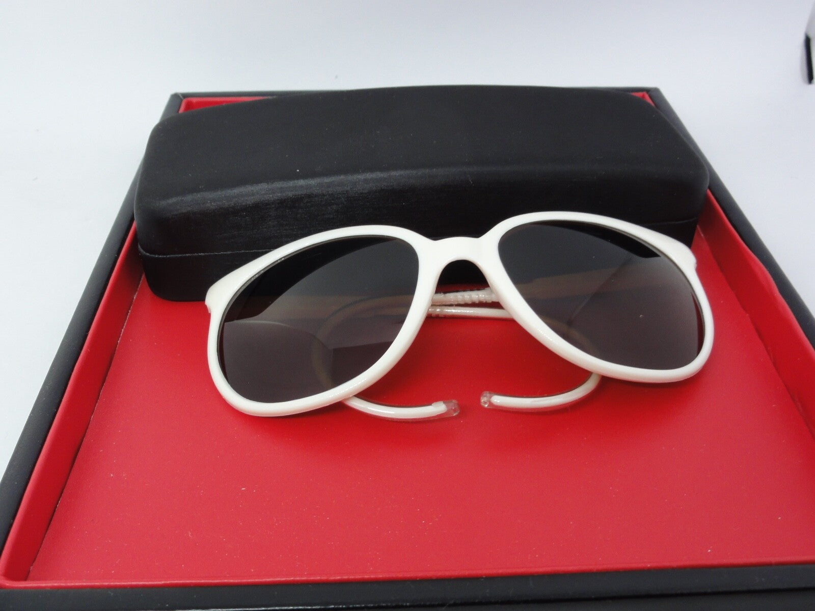VUARNET 2002 BLA 002 CATEYE VINTAGE CABLE HOOK SUNGLASSES  PX 2000 GLACIER