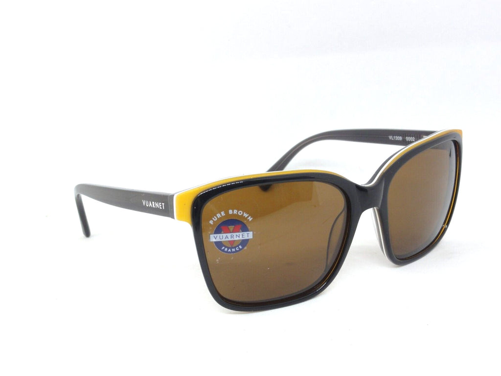 VUARNET VL 1309 0002 2121 PX 2000 PURE BROWN NEW SUNGLASSES  GLASS  FRANCE