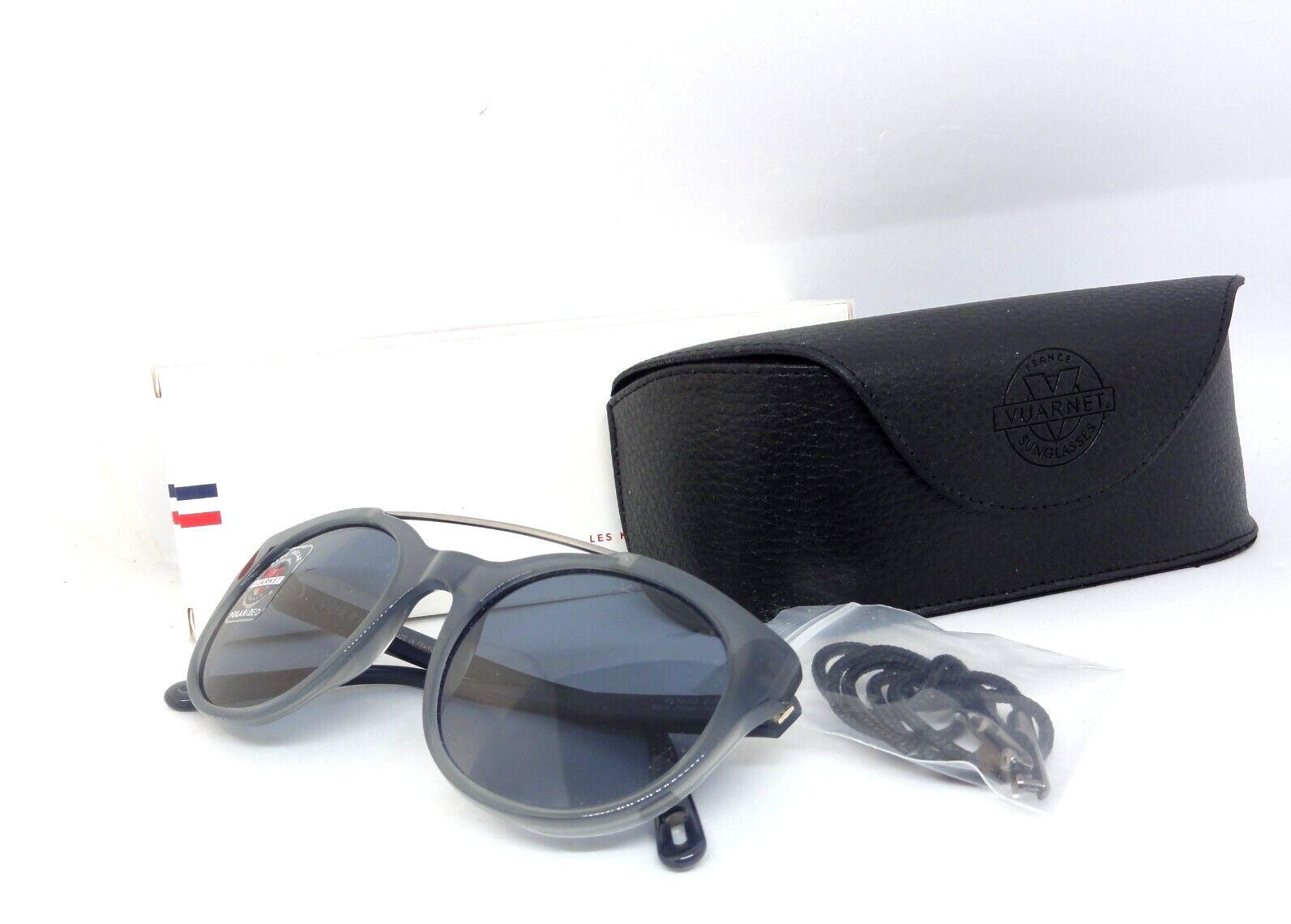VUARNET  SUNGLASSES VL 1606 0004 0622  BLUE POLAR POLARIZED + CORD