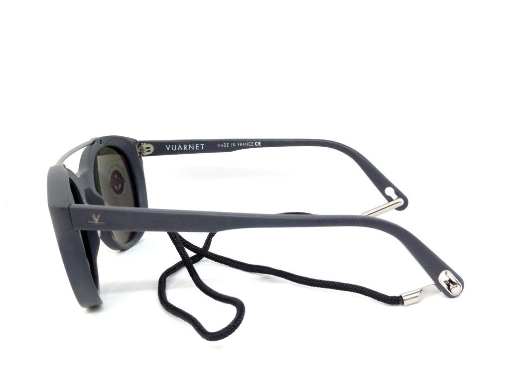 VUARNET  SUNGLASSES VL 1606 0003 1123  PX 3000 PURE GREY SILVER FLASH  + CORD