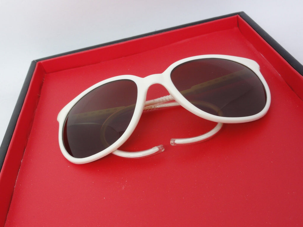 VUARNET 2002 BLA 002 CATEYE VINTAGE CABLE HOOK SUNGLASSES  PX 2000 GLACIER