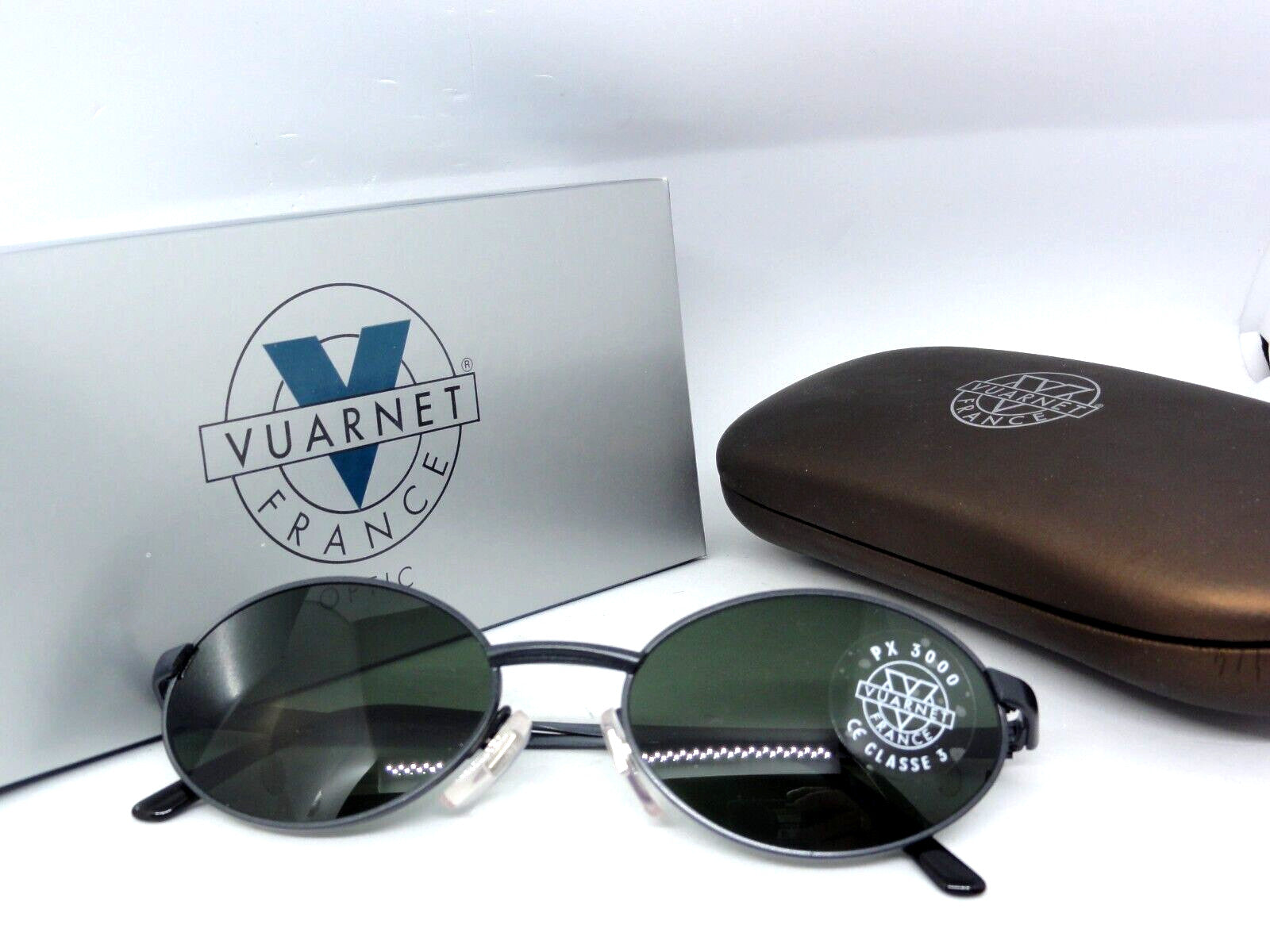 VUARNET 151 3151 GREY VINTAGE SUNGLASSES 90S PX 3000  FRANCE NEW IN BOX
