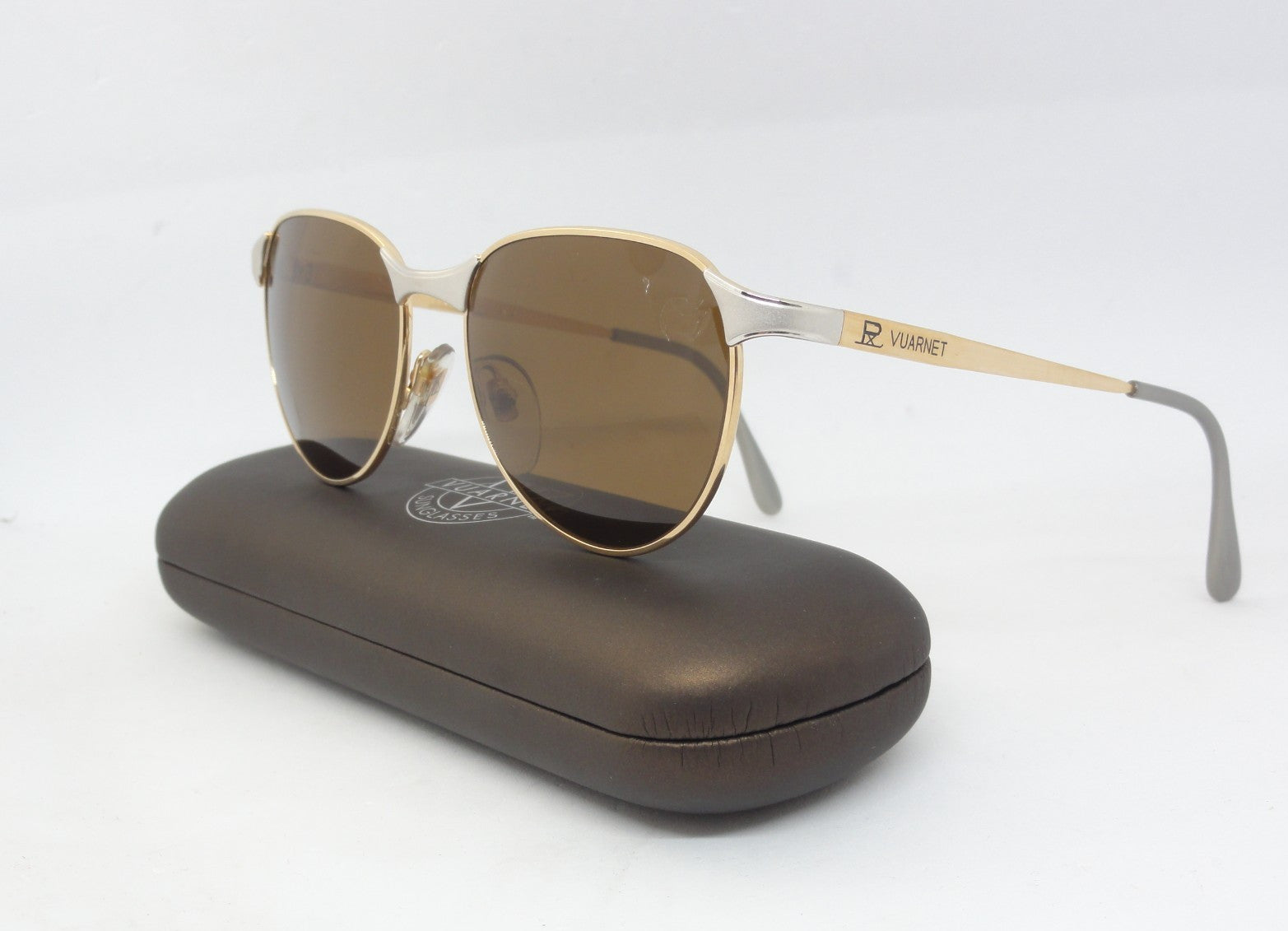 VUARNET 040  GOLD VINTAGE SUNGLASSES 90S PX 2000  FRANCE