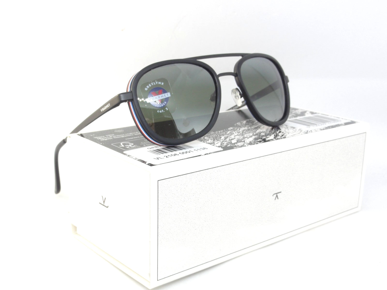 VUARNET  SUNGLASSES VL 2106 0001 1136 GREYLYNX   EDGE REGULAR