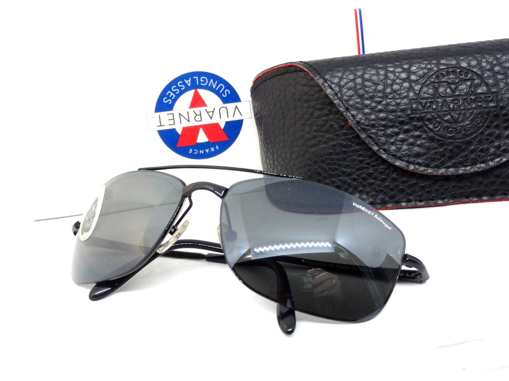 VUARNET  204  SUNGLASSES  LARGE PC POLAR 3000 POLARIZED LENS FRANCE