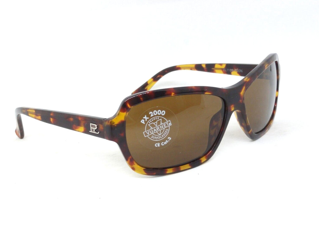 VUARNET VL 1109 P00N 2121 PX 2000 PURE BROWN NEW SUNGLASSES  GLASS  FRANCE