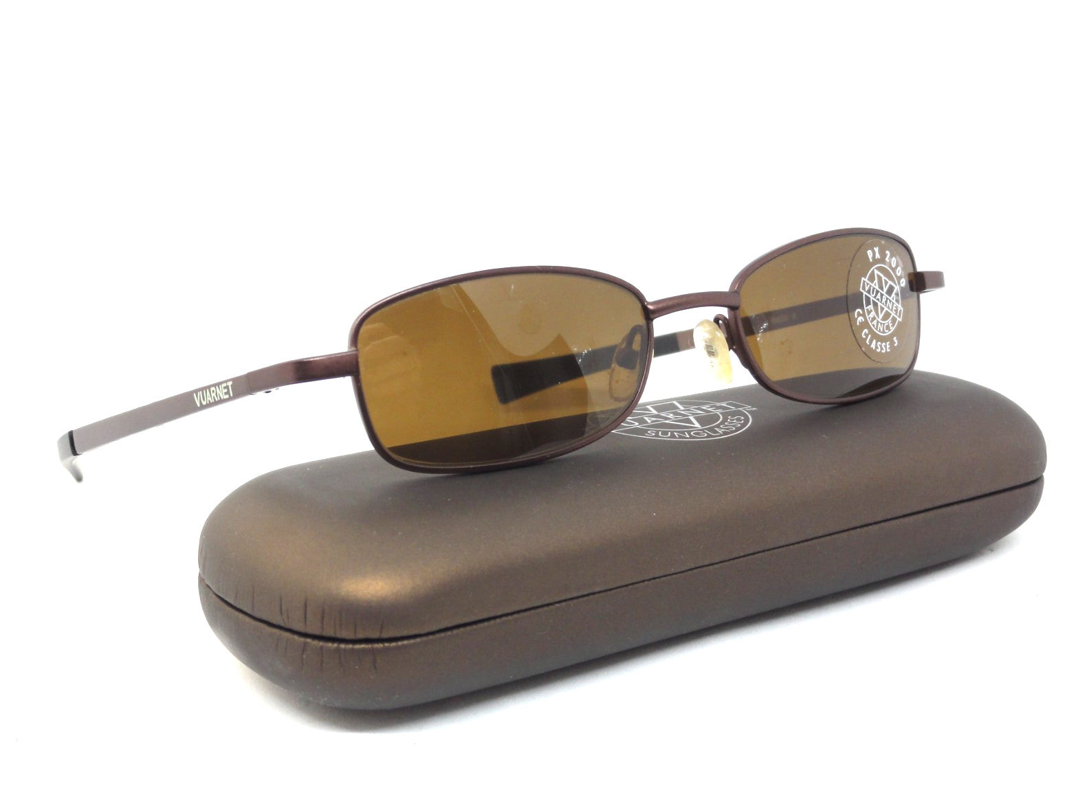 VUARNET 171  SMALL SIZE VINTAGE SUNGLASSES 90S PX 2000  FRANCE NEW WITH  CASE