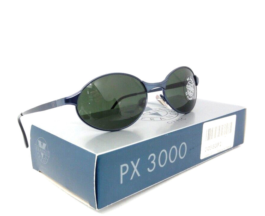 VUARNET 055 3055 GREY BLUE VINTAGE SUNGLASSES 90S PX 3000  FRANCE NEW IN BOX