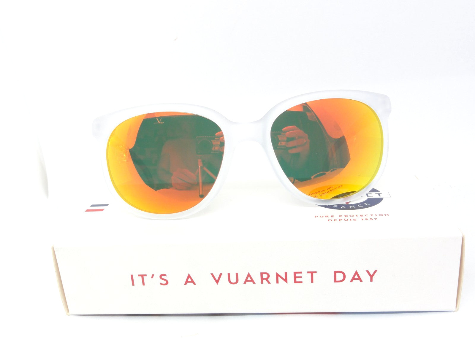 VUARNET 002 LEGEND 02 VL 0002 0024 1130  SUNGLASSES PURE GREY RED FLASH