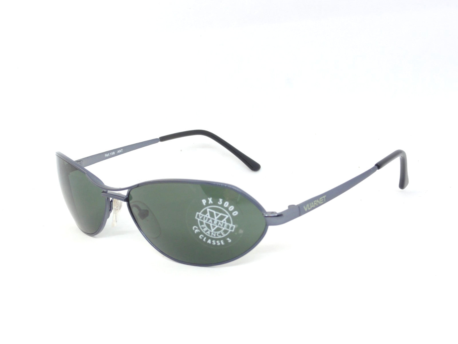 VUARNET 158  GREY VINTAGE SUNGLASSES 90S PX 3000  FRANCE