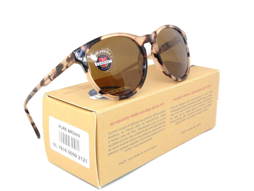 VUARNET VL 1616 0009 2121  PX 2000 PURE BROWN NEW SUNGLASSES  GLASS  FRANCE
