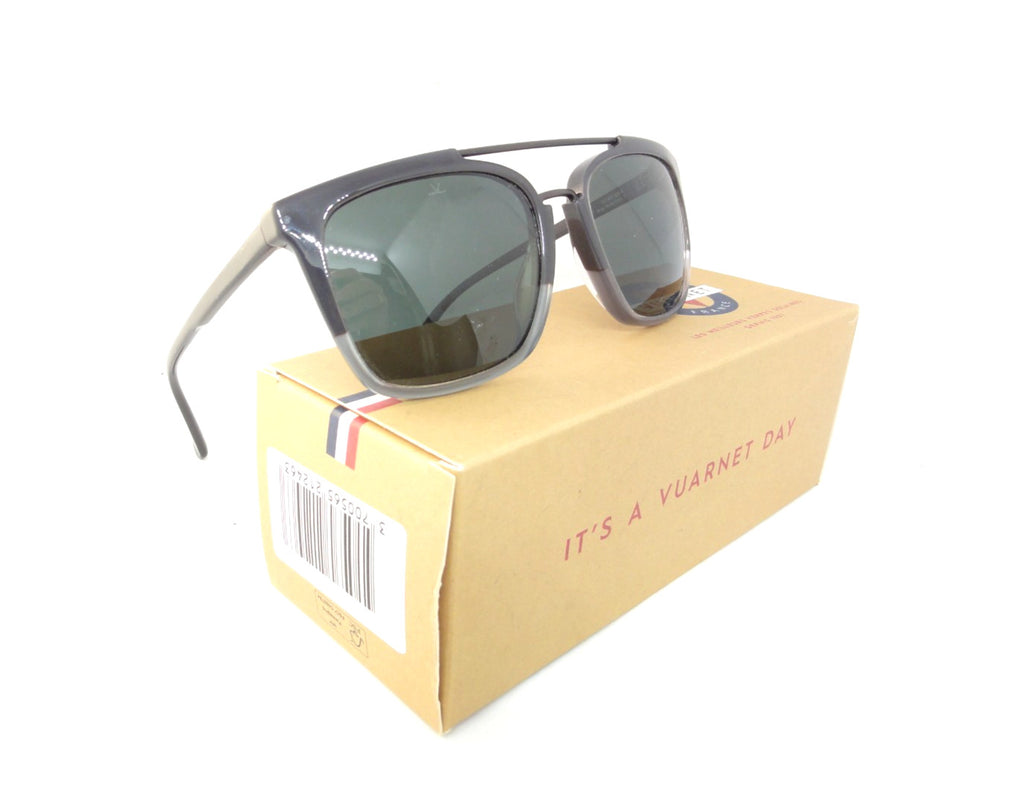 VUARNET SUNGLASSES  VL 1601 0004 1622 GREY POLARIZED  MINERAL LENS  FRANCE