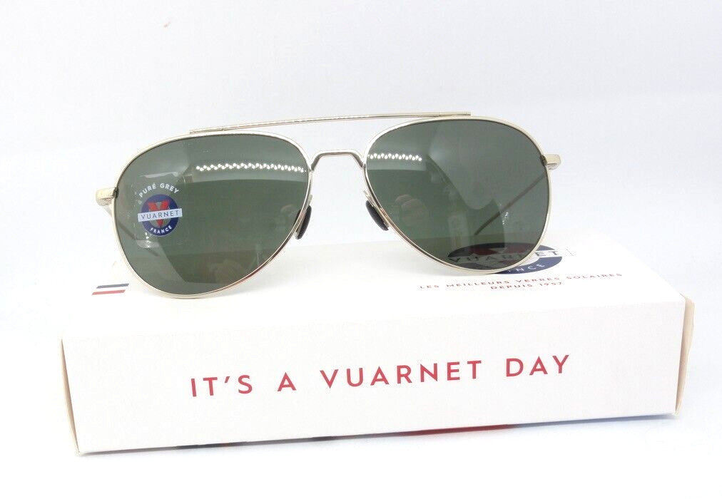 VUARNET VL 1627 0004 1121  PILOT SWING PURE GREY TITANIUM NEW SUNGLASSES