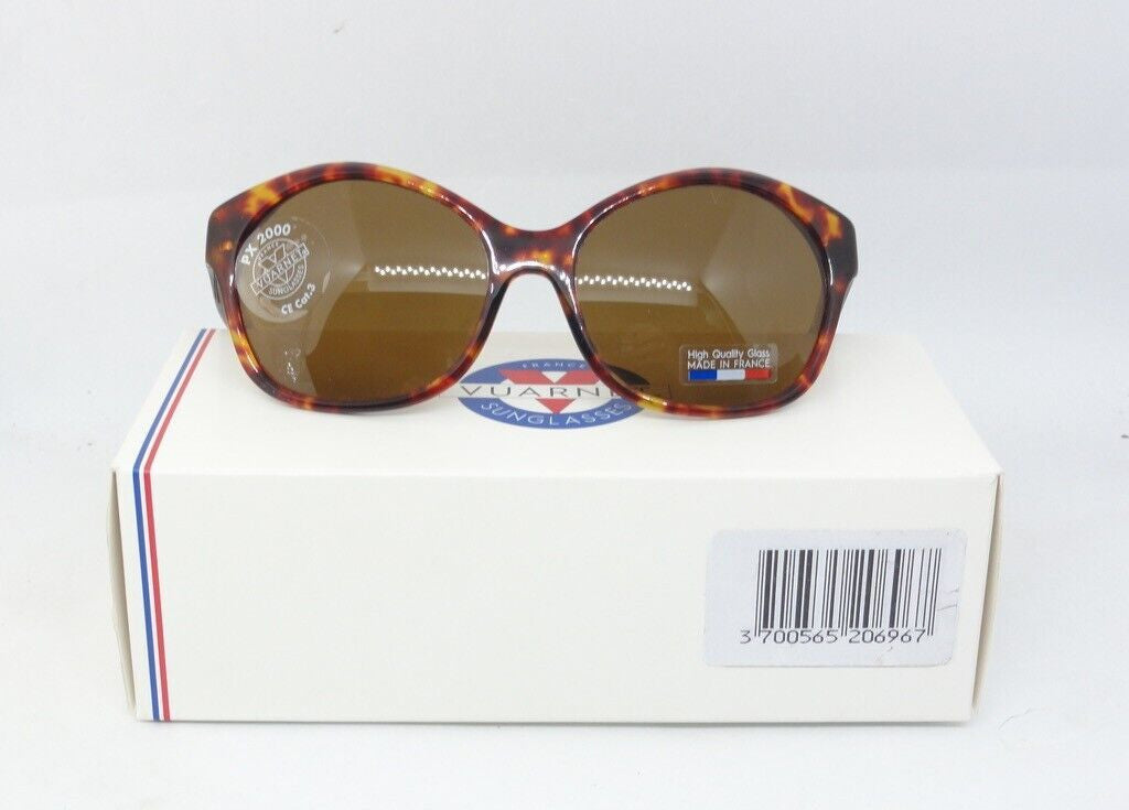 VUARNET VL 1108 P00N 2121 PX 2000 PURE BROWN NEW SUNGLASSES  GLASS  FRANCE