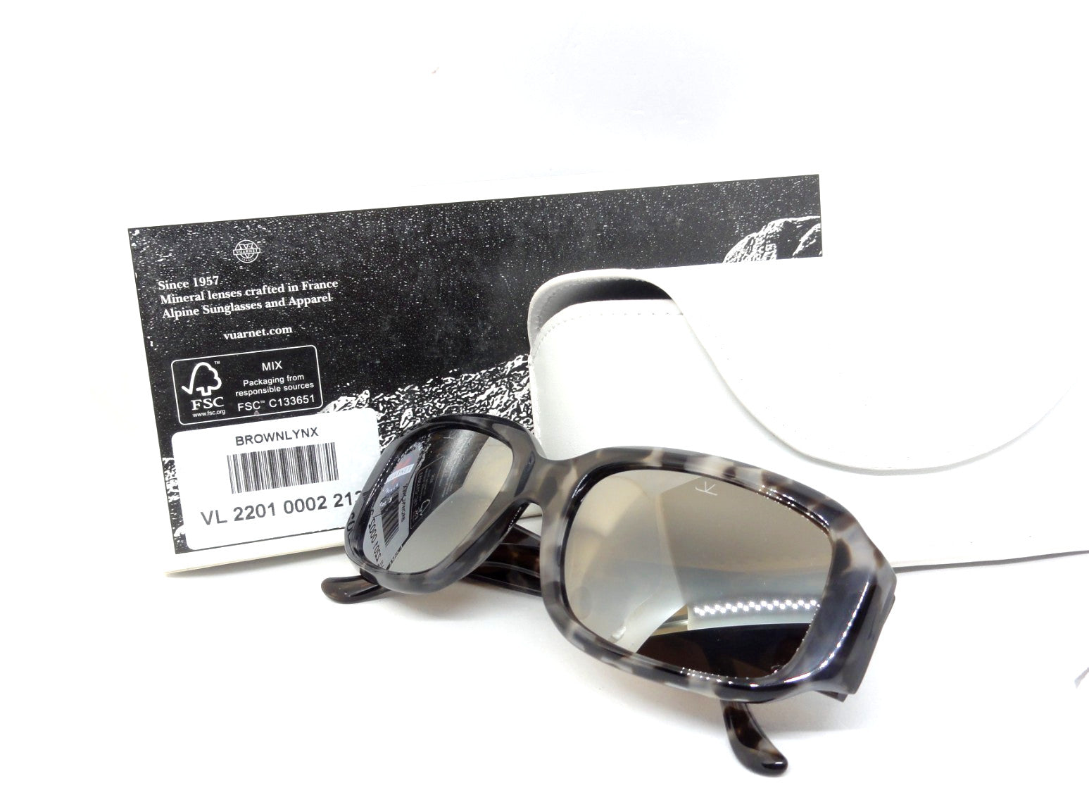 VUARNET VL 2201 0002 2136 RESORT  SUNGLASSES  BROWNLYNX  MINERAL