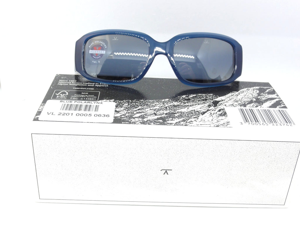 VUARNET VL 2201 0005 0636  RESORT  SUNGLASSES  BLUE POLARLYNX POLARIZED MINERAL