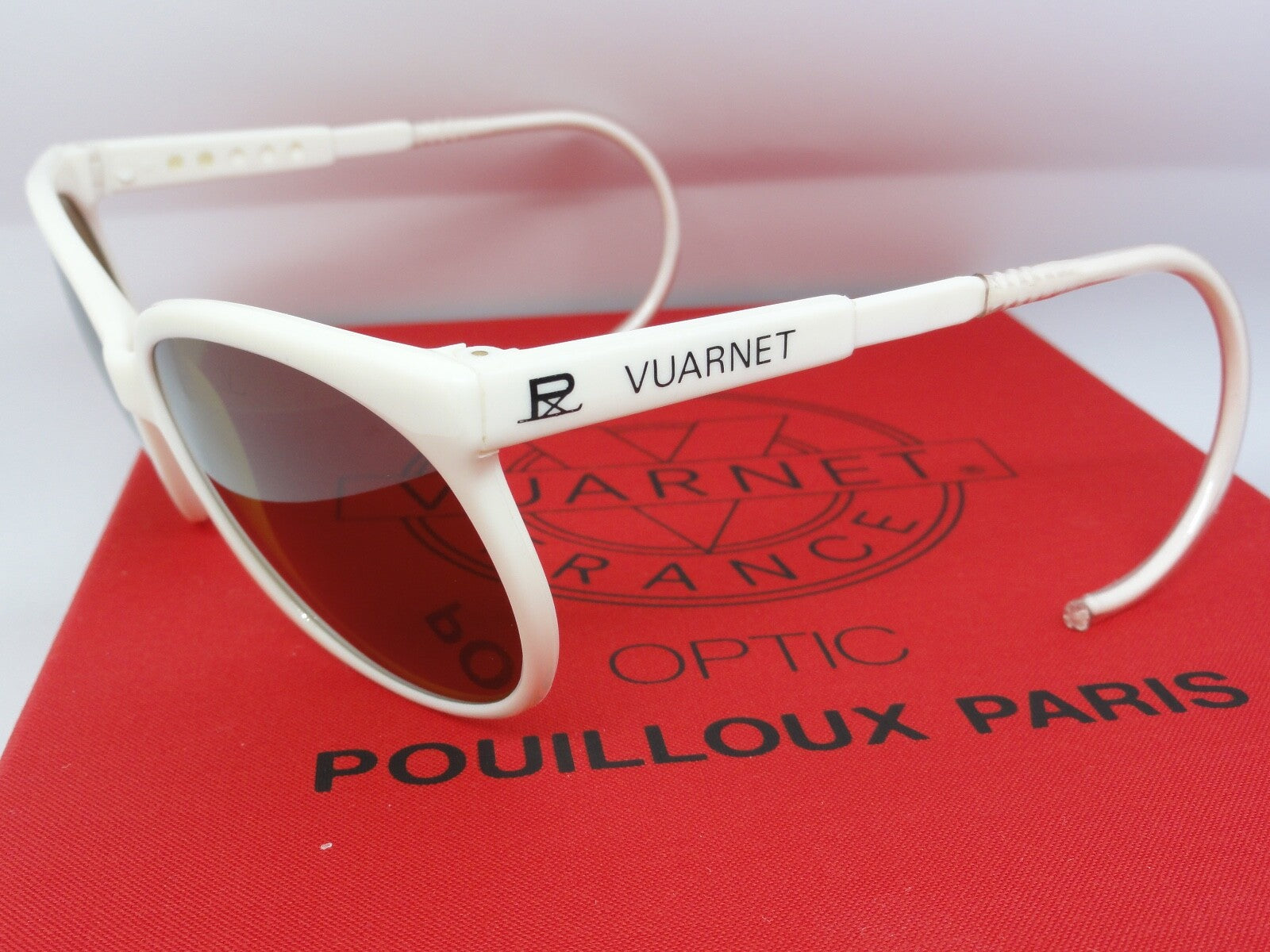 VUARNET 2002 BLA 002 CABLE HOOK CATEYE VINTAGE RED  SUNGLASSES  PX 2000