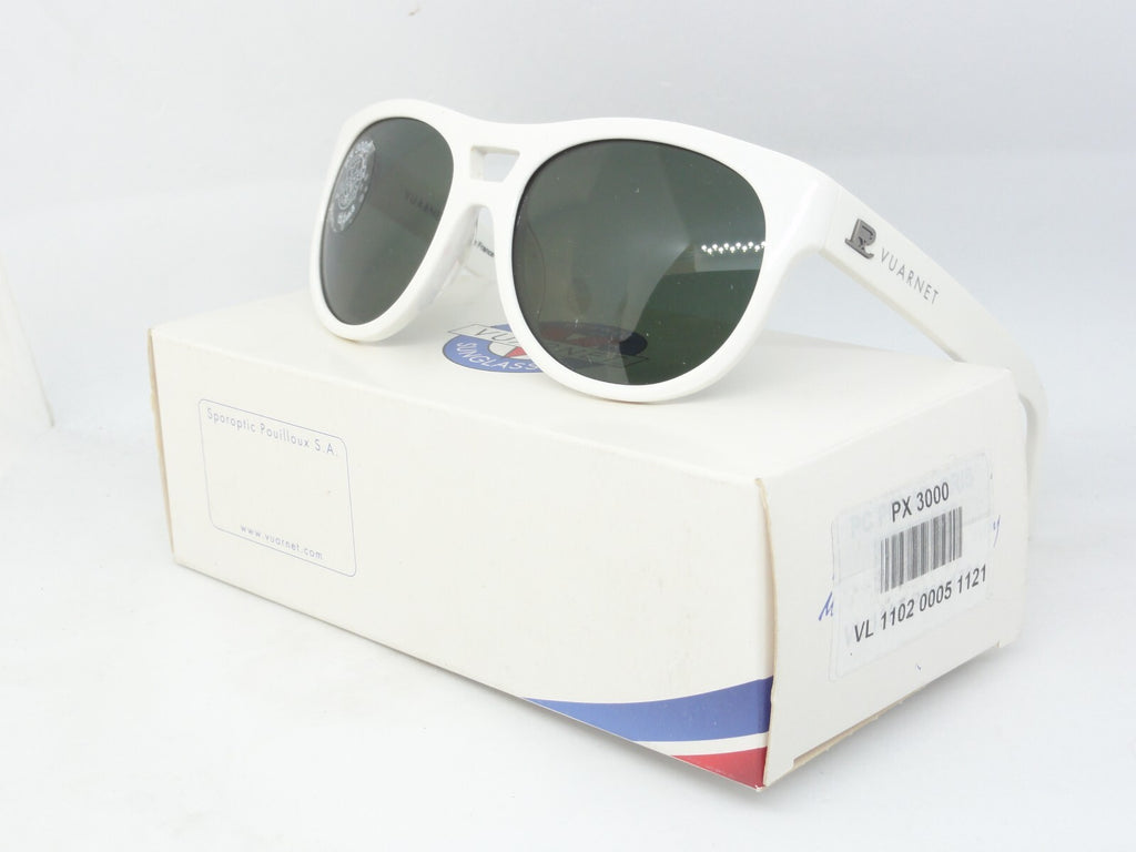 VUARNET SUNGLASSES  VL 1102 0005  1121 PX 3000 PURE GREY HAND MADE